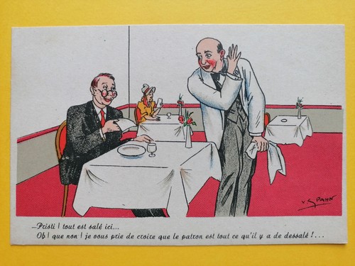 Cpa humour dessin - cpa,