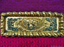 Ancien vide poche porte stylos laiton angelots Empty pocket old brass cherubs