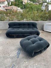 CASSINA - Canapé et pouf SORIANA Tobia Scarpa - édition ORIGINALE 1970 neuf