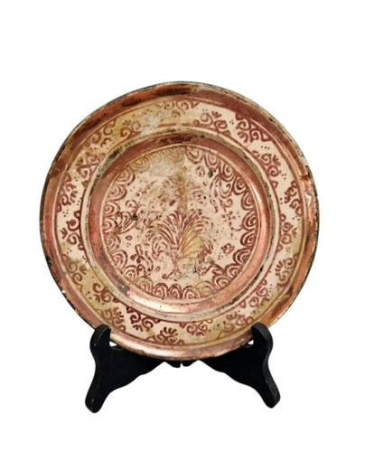 Assiette hispano mauresque - mauresque, sud
