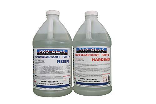 Table bar top clear epoxy - top,