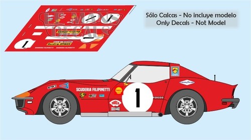 Autocollants corvette l88 - c3,