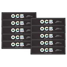 Lot de 10 carnets de 32 feuilles à rouler Slim OCB PREMIUM
