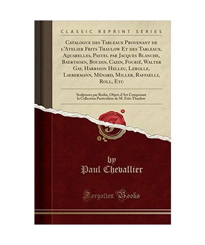 Catalogue des tableaux - catalogue,