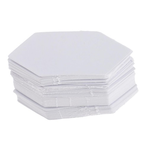 100 gabarits hexagonaux - , en