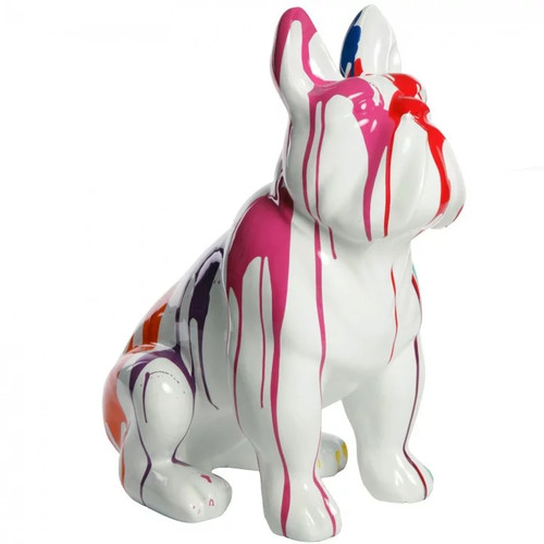 Statue chien bouledogue