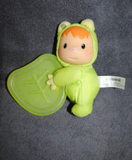 Doudou Cotoons Smoby 2002 Wabap Vert Feuille Verte 15 Cm TTBE