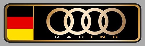 Audi racing left sticker - audi,