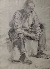 André PLANSON  (1898-1981) Dessin original au crayon, 1934