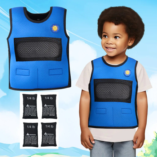 Gilet lesté sensoriel enfant - lesté,