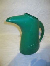 Vintage 70s Ancien BROC PICHET de GARAGE YACCO PLASTIQUE VERT Bidon d'Huile Oil