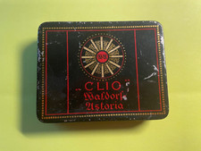 BOITE A CIGARETTES EN TÔLE LITHOGRAPHIÉE PUBLICITAIRE WALDORF ASTORIA Suisse