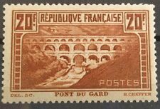 TIMBRE PONT DU GARD 1930 N° 262IIA Neuf * Cote 400 €