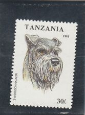 L7042 TANZANIE  Timbre Y&T N° 1422 de 1994 " Chien Schnauzer  "  Neuf**
