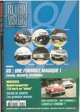 RETROVISEUR N°164 DOSSIER V8 / MERCEDES RENNTRANSPORTER / MGB ROADSTER / 404 CAB