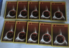 LOT 10 CARTES CARDS POKEMON SET DE BASE ENERGIE " BATTLE - COMBAT " WIZARDS 1999