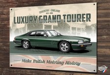 Plaque métal déco 40x30cm Jaguar XJS.