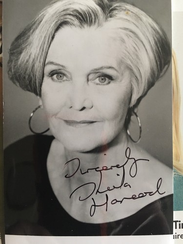 Hand signed sheila hancock - sheila,