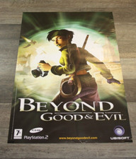 PLV beymond good evil    affiche sortie du jeux playstation 2 sony