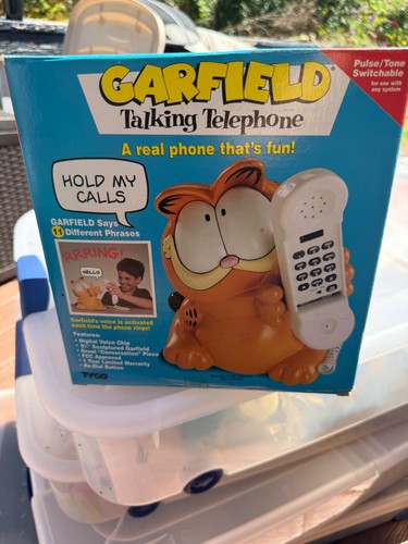 Garfield talking vintage phone - talking,