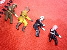 Lot De  Cyclistes Anciens  Tour De France, Figurines Plastique Vintage 