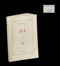 [NOUVEAU ROMAN] SARRAUTE (Nathalie) - Ici. EO / TT : 1/60.