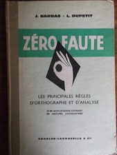 ancien livre d'école.zéro