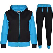 Enfants Garçons Survêtement Polaire Capuche Bas Jogging Suit Jogger 2-13 Ans -