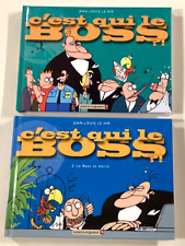 BD C'EST QUI LE BOSS tomes 1 et 2 EO Jean-Louis Le Hir Vents d'Ouest