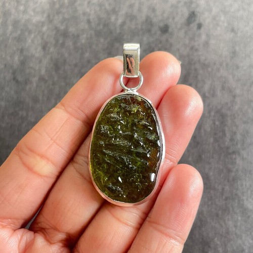 Pendentif moldavite - pendentif, en