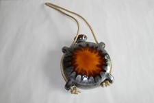 Belle gourde en grès flammé signée Chantrier Sauzelle Ile d' Oléron