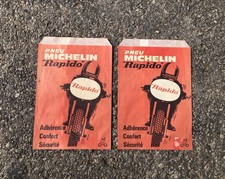 Ancienne Pochette MICHELIN Rapido -no plaque emaillee bidon thermometre gonfleur