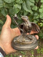 Jules MOIGNIEZ (1835-1894) Sculpture En Bronze - L’oiseau Et Le Papillon