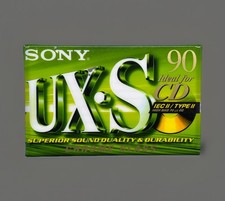 Cassette K7 - Sony UX.S 90 / C-90UXSE Chrome Class - IEC II TYPE II HPCII 90min