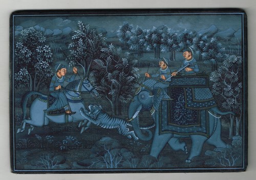 Peinture miniature moghol - peinture,