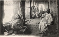 CARTE POSTALE ALGERIE / SCENES ET TYPES RETOUR DU MARCHE