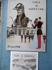 plaquette gala St CYR promo gal Lasalle 1981. 48 pages. Neuf.
