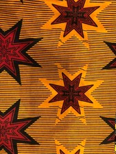 Tissu wax pagne imprimé