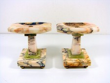 Paire de Cassolettes Marbre