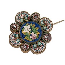 Ancienne Broche Fleurs en