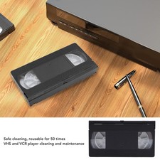 VCR VHS Head Cleaner Reusable