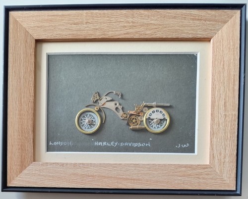 Tableau vintage moto - tableau,