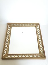  miroir doré à Pareclose XXe