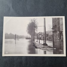 CPA 92 PUTEAUX Quai National Crue De La Seine Janvier 1910
