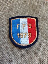 Écusson sport montagne Equipe de France de ski  fédération française de ski 1979