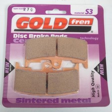 Plaquette de frein Gold Fren pour Moto Buell 1200 XB-12SCG Lightning 2006 à 2008