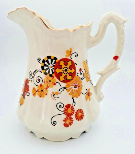 Pichet faïence blanche - pichet, en