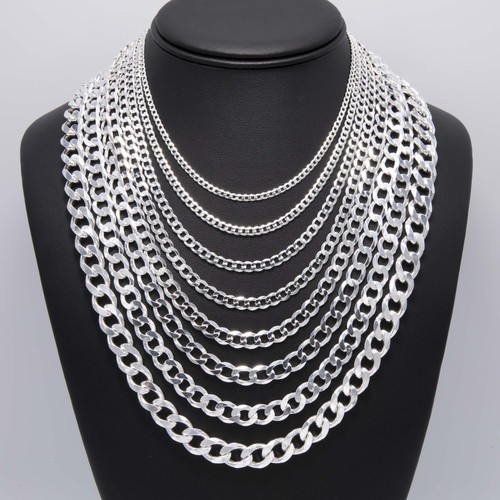 Curb link chain shiny solid - shiny,