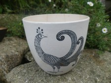 PAUL MILET SEVRES VASE CACHE POT OISEAUX FANTASTIQUES