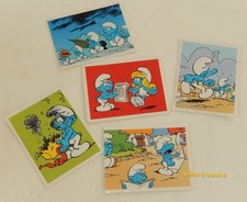 Lot 5 vignettes stickers SCHTROUMPF PANINI - PEYO 2008 - 46 116 146 152 177